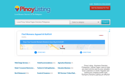 sample of directory listing