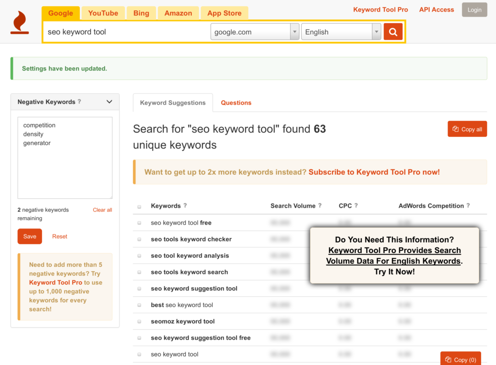 keyword research